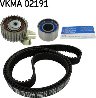 SKF VKMA 02191 - Комплект зубчатого ремня ГРМ autospares.lv