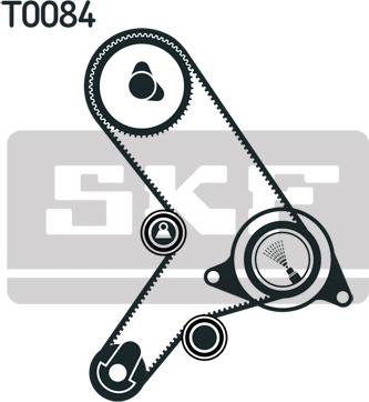 SKF VKMA 02168 - Комплект зубчатого ремня ГРМ autospares.lv