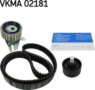 SKF VKMA 02181 - Комплект зубчатого ремня ГРМ autospares.lv