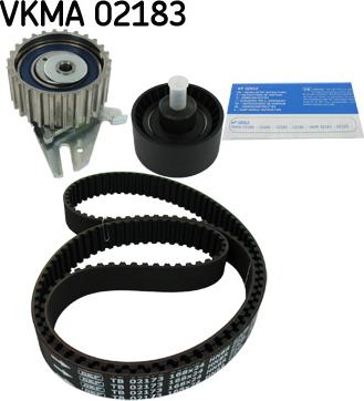 SKF VKMA 02183 - Комплект зубчатого ремня ГРМ autospares.lv