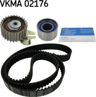 SKF VKMA 02176 - Комплект зубчатого ремня ГРМ autospares.lv