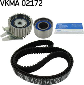 SKF VKMA 02172 - Комплект зубчатого ремня ГРМ autospares.lv