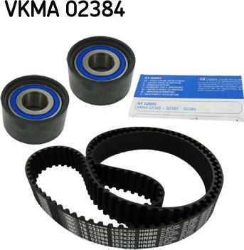SKF VKMA 02384 - Комплект зубчатого ремня ГРМ autospares.lv