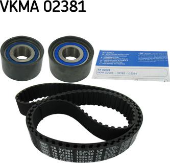 SKF VKMA 02381 - Комплект зубчатого ремня ГРМ autospares.lv