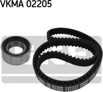 SKF VKMA 02205 - Комплект зубчатого ремня ГРМ autospares.lv