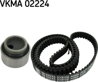 SKF VKMA 02224 - Комплект зубчатого ремня ГРМ autospares.lv