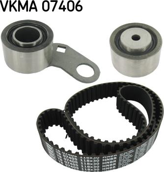 SKF VKMA 07406 - Комплект зубчатого ремня ГРМ autospares.lv