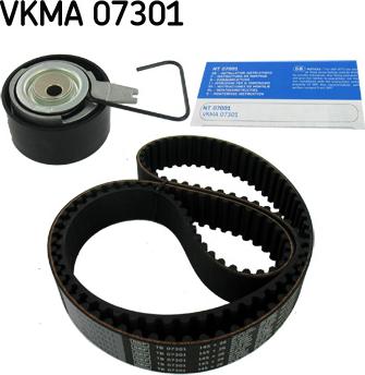 SKF VKMA 07301 - Комплект зубчатого ремня ГРМ autospares.lv