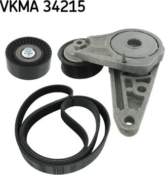 SKF VKMA 34215 - Поликлиновый ременный комплект autospares.lv