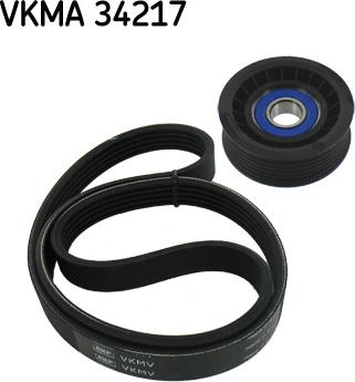 SKF VKMA 34217 - Поликлиновый ременный комплект autospares.lv