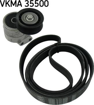 SKF VKMA 35500 - Поликлиновый ременный комплект autospares.lv