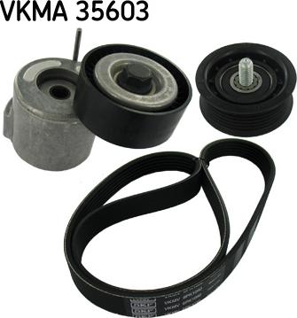 SKF VKMA 35603 - Поликлиновый ременный комплект autospares.lv