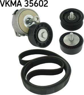 SKF VKMA 35602 - Поликлиновый ременный комплект autospares.lv