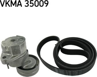 SKF VKMA 35009 - Поликлиновый ременный комплект autospares.lv