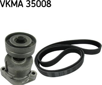 SKF VKMA 35008 - Поликлиновый ременный комплект autospares.lv