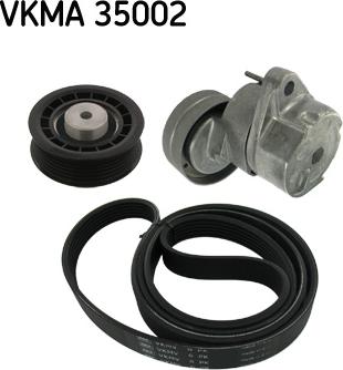 SKF VKMA 35002 - Поликлиновый ременный комплект autospares.lv