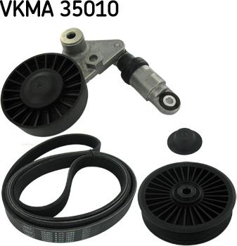 SKF VKMA 35010 - Поликлиновый ременный комплект autospares.lv