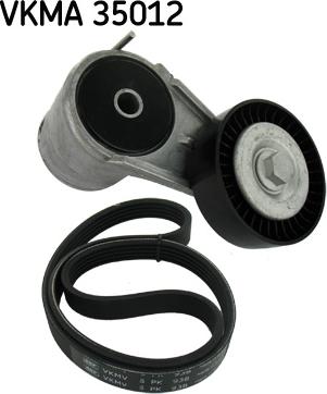 SKF VKMA 35012 - Поликлиновый ременный комплект autospares.lv