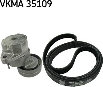 SKF VKMA 35109 - Поликлиновый ременный комплект autospares.lv