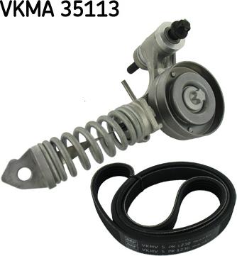 SKF VKMA 35113 - Поликлиновый ременный комплект autospares.lv