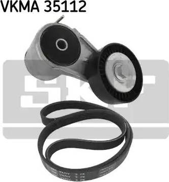 SKF VKMA 35112 - Поликлиновый ременный комплект autospares.lv