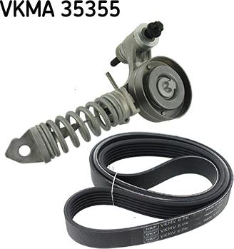 SKF VKMA 35355 - Поликлиновый ременный комплект autospares.lv