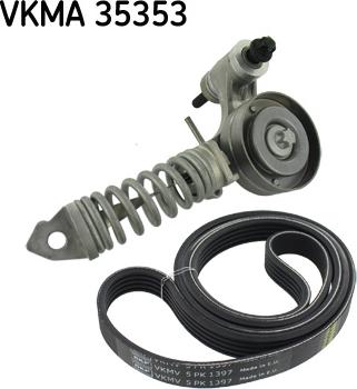 SKF VKMA 35353 - Поликлиновый ременный комплект autospares.lv