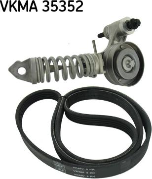 SKF VKMA 35352 - Поликлиновый ременный комплект autospares.lv