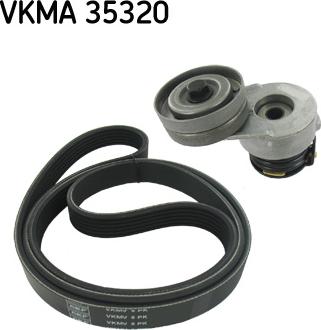 SKF VKMA 35320 - Поликлиновый ременный комплект autospares.lv