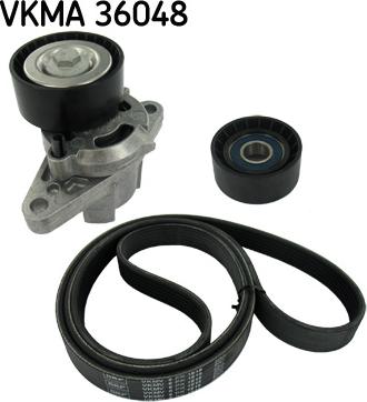 SKF VKMA 36048 - Поликлиновый ременный комплект autospares.lv