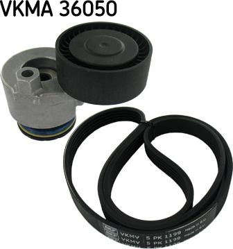 SKF VKMA 36050 - Поликлиновый ременный комплект autospares.lv