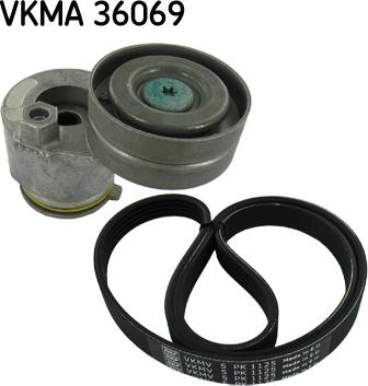 SKF VKMA 36069 - Поликлиновый ременный комплект autospares.lv