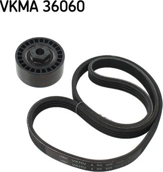 SKF VKMA 36060 - Поликлиновый ременный комплект autospares.lv