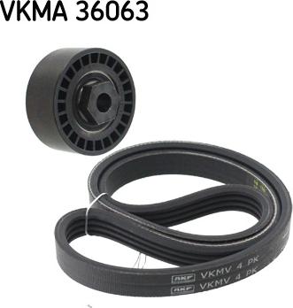 SKF VKMA 36063 - Поликлиновый ременный комплект autospares.lv