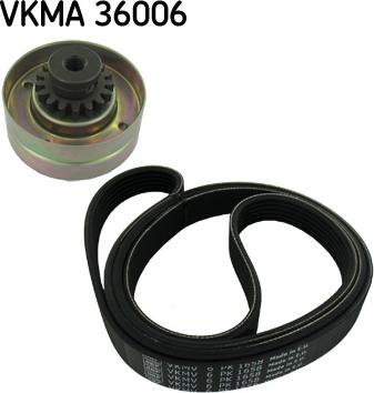 SKF VKMA 36006 - Поликлиновый ременный комплект autospares.lv