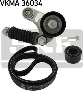 SKF VKMA 36034 - Поликлиновый ременный комплект autospares.lv