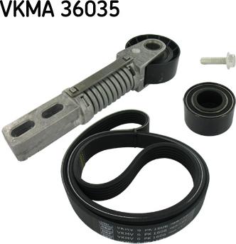 SKF VKMA 36035 - Поликлиновый ременный комплект autospares.lv