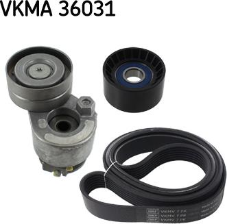 SKF VKMA 38209 - Поликлиновый ременный комплект autospares.lv