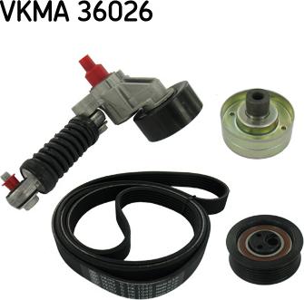 SKF VKMA 36026 - Поликлиновый ременный комплект autospares.lv