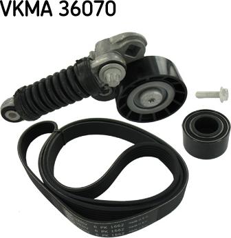SKF VKMA 36070 - Поликлиновый ременный комплект autospares.lv
