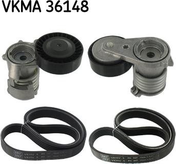 SKF VKMA 36148 - Поликлиновый ременный комплект autospares.lv