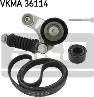 SKF VKMA 36114 - Поликлиновый ременный комплект autospares.lv