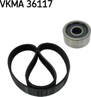 SKF VKMA 36117 - Поликлиновый ременный комплект autospares.lv