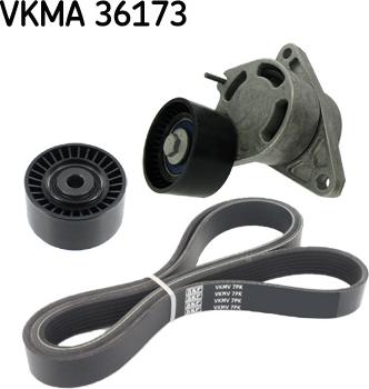 SKF VKMA 36173 - Поликлиновый ременный комплект autospares.lv