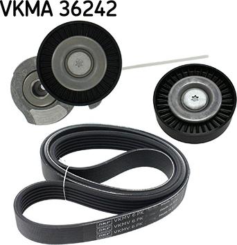 SKF VKMA 36242 - Поликлиновый ременный комплект autospares.lv