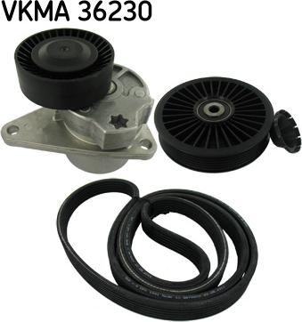 SKF VKMA 36230 - Поликлиновый ременный комплект autospares.lv