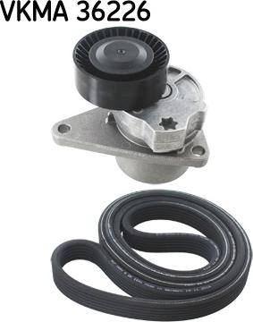 SKF VKMA 36226 - Поликлиновый ременный комплект autospares.lv