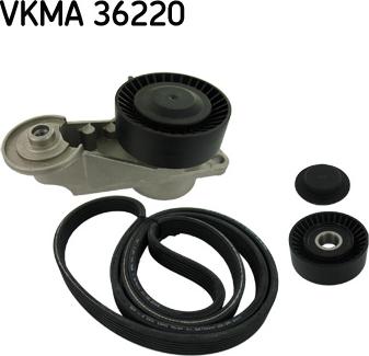 SKF VKMA 36220 - Поликлиновый ременный комплект autospares.lv