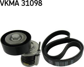 SKF VKMA 31098 - Поликлиновый ременный комплект autospares.lv