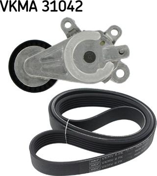 SKF VKMA 31042 - Поликлиновый ременный комплект autospares.lv